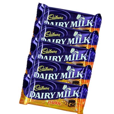 "Cadbury Dairy Milk Crackle - (5 Pieces) - Click here to View more details about this Product